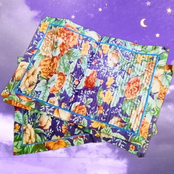 Shabby Chic Floral Vintage Table Mats - Picture 1 of 4